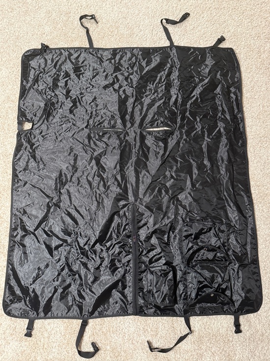 Other - DOG WATERPROOF BLACK BACKSEAT CAR COVER WITH CLUPS AND STORAGE POCKETS